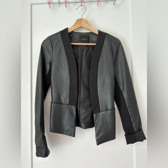 Dynamite leather Jacket - Picture 2 of 7